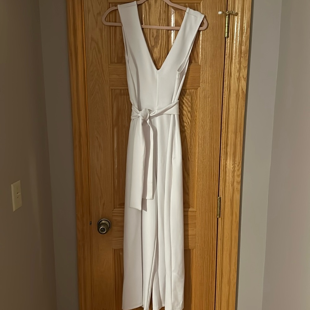 Leith White Jumpsuit. Size M.